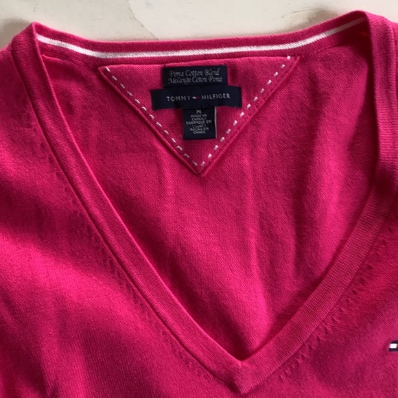 TOMMY HILFIGER V NECK LONG SLEEVE SWEATER/CARDIGAN - Picture 8 of 11